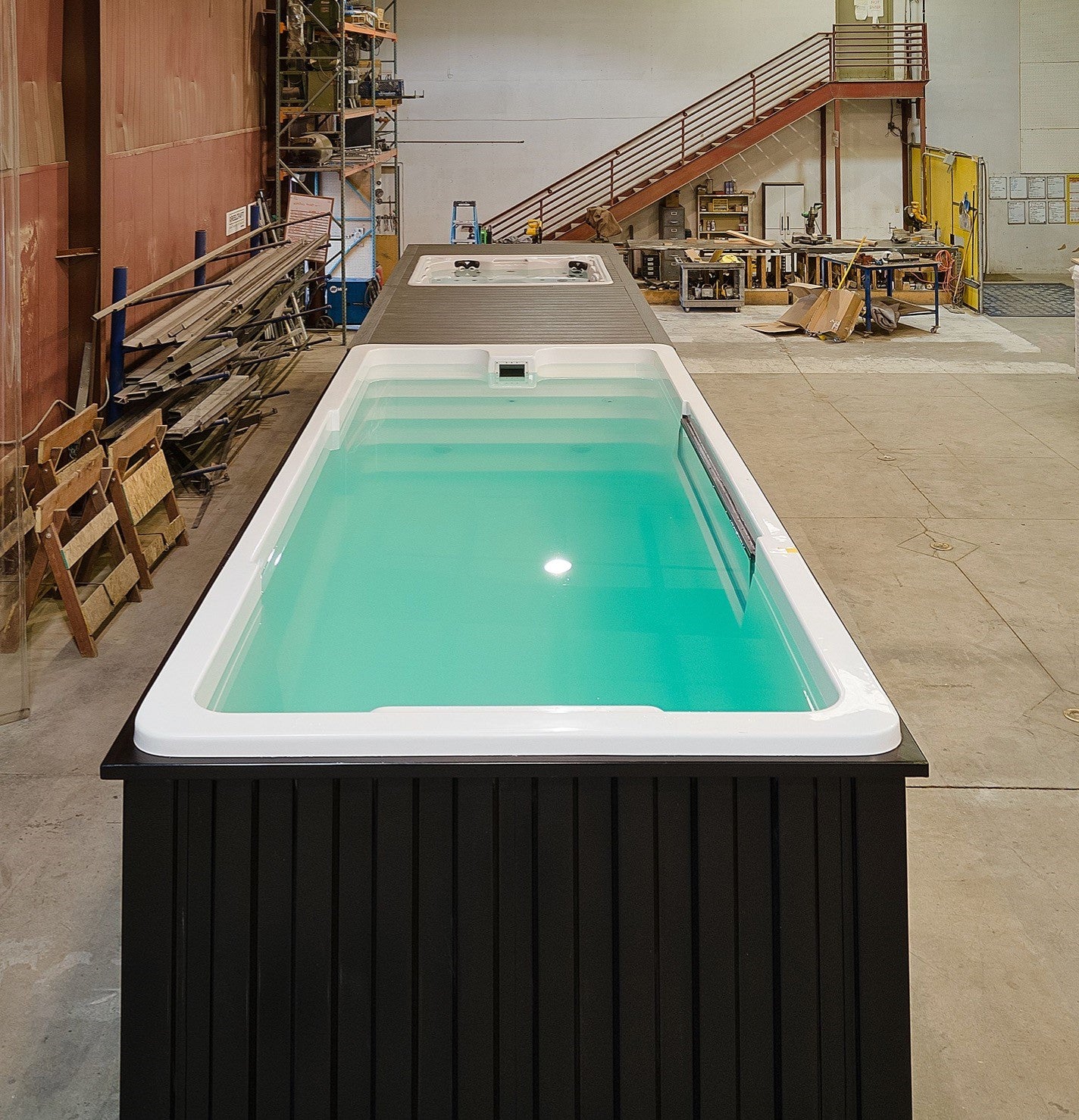 8' x 30' container pool - Luxe Model for sale - ContainUR Pools
