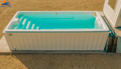 Custom shipping container pools with delivery | ContainUR Pools