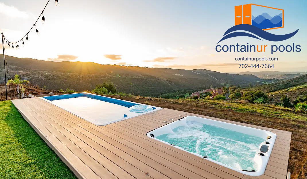 ConatinUR Pools finished project installed in a beautiful AirBnB in Joshua Tree CA